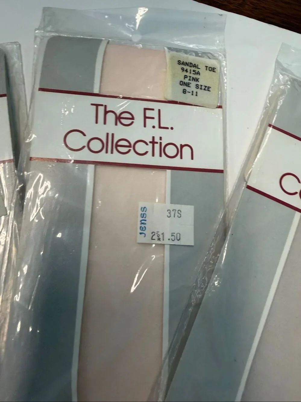 The F.L. Collection Nylon Confirt Top Knee highs NEW OLD STOCK